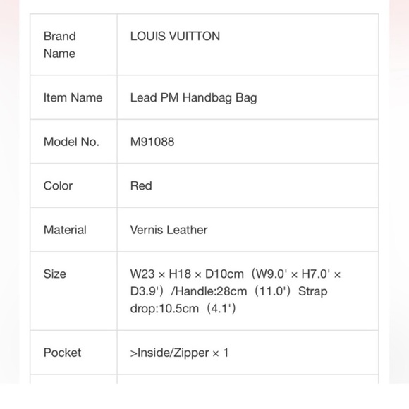 Louis Vuitton Shiny Red Tote Bag - Picture 6 of 6